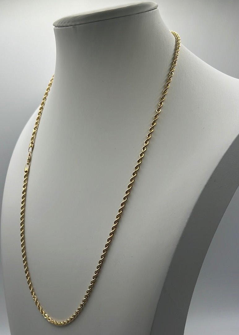 242-NEW 14K Rope chain            (2.76mm).W.G