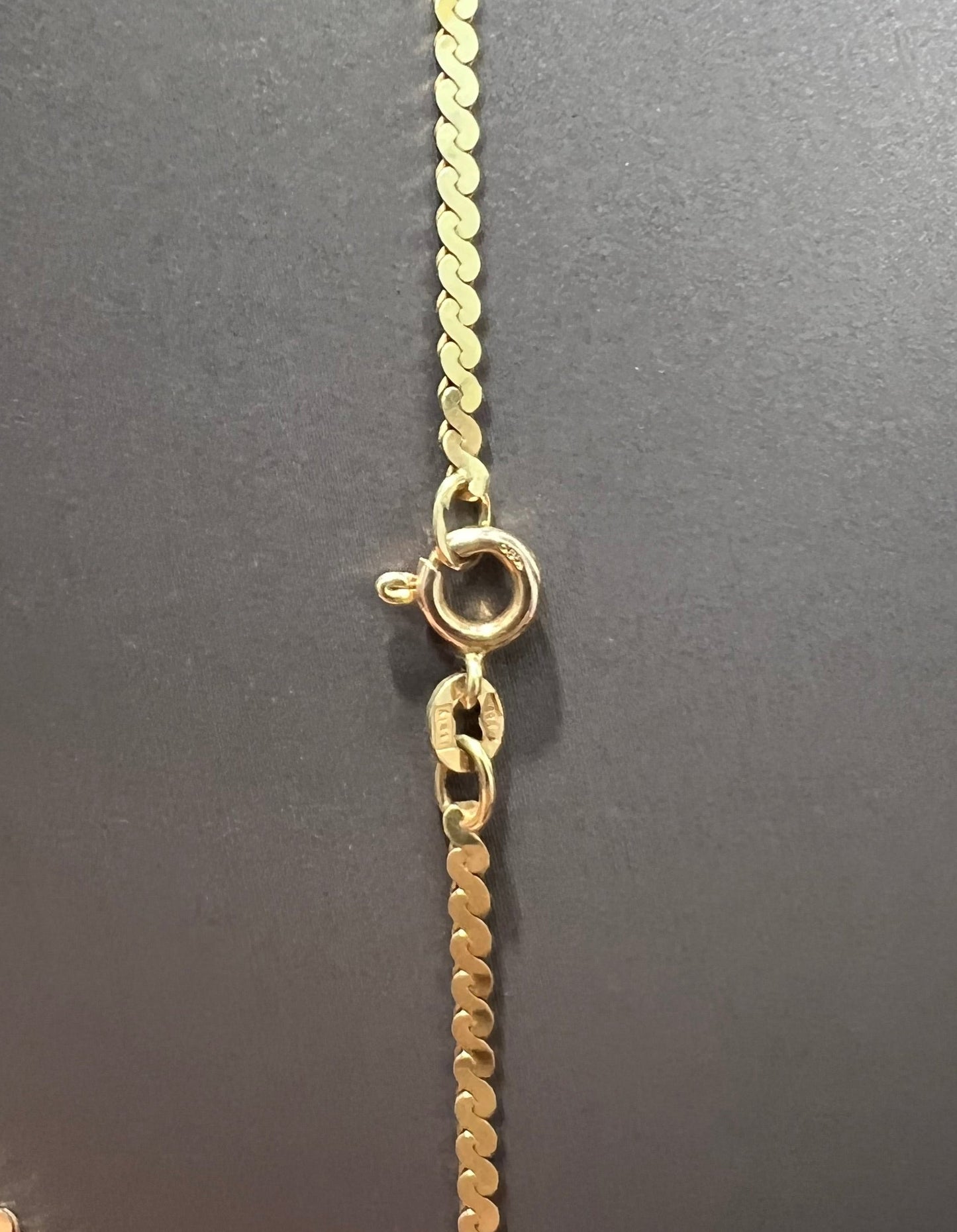 1162- NEW 14K Gold Serpentine Link Chain (2mm) W.G