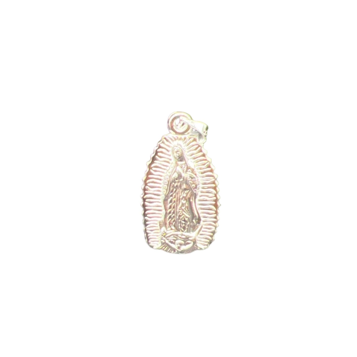 S312- Colgante Religioso “Virgen de Guadalupe” en Plata