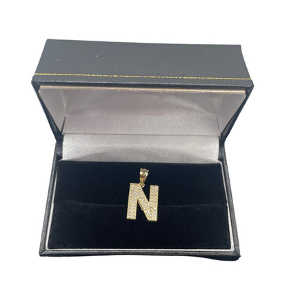 510- 14K Letter “N” Pendant