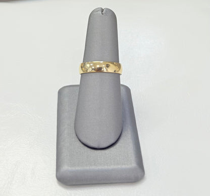 1684- NEW 14K Gold Wedding Band Ring W.G