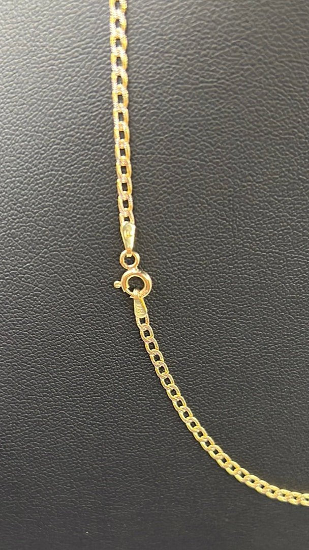 263-NEW 14k Cuban Chain           (2.2mm).W.G