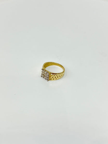976- 14K Yellow Gold Little Boy Ring (W.G)