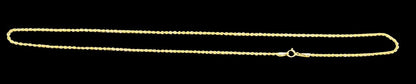 336-NEW 14K Rope Chain           (1.65mm).W.G