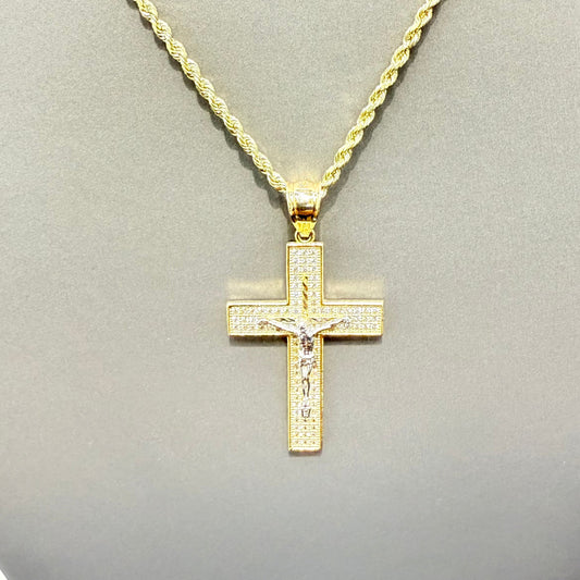 1078- NEW 14k Crucifix Religious Pendant W.G