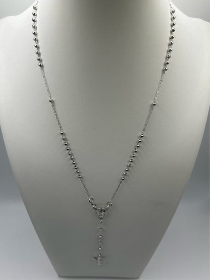 S780- .925 Silver Rosary Chain 20”