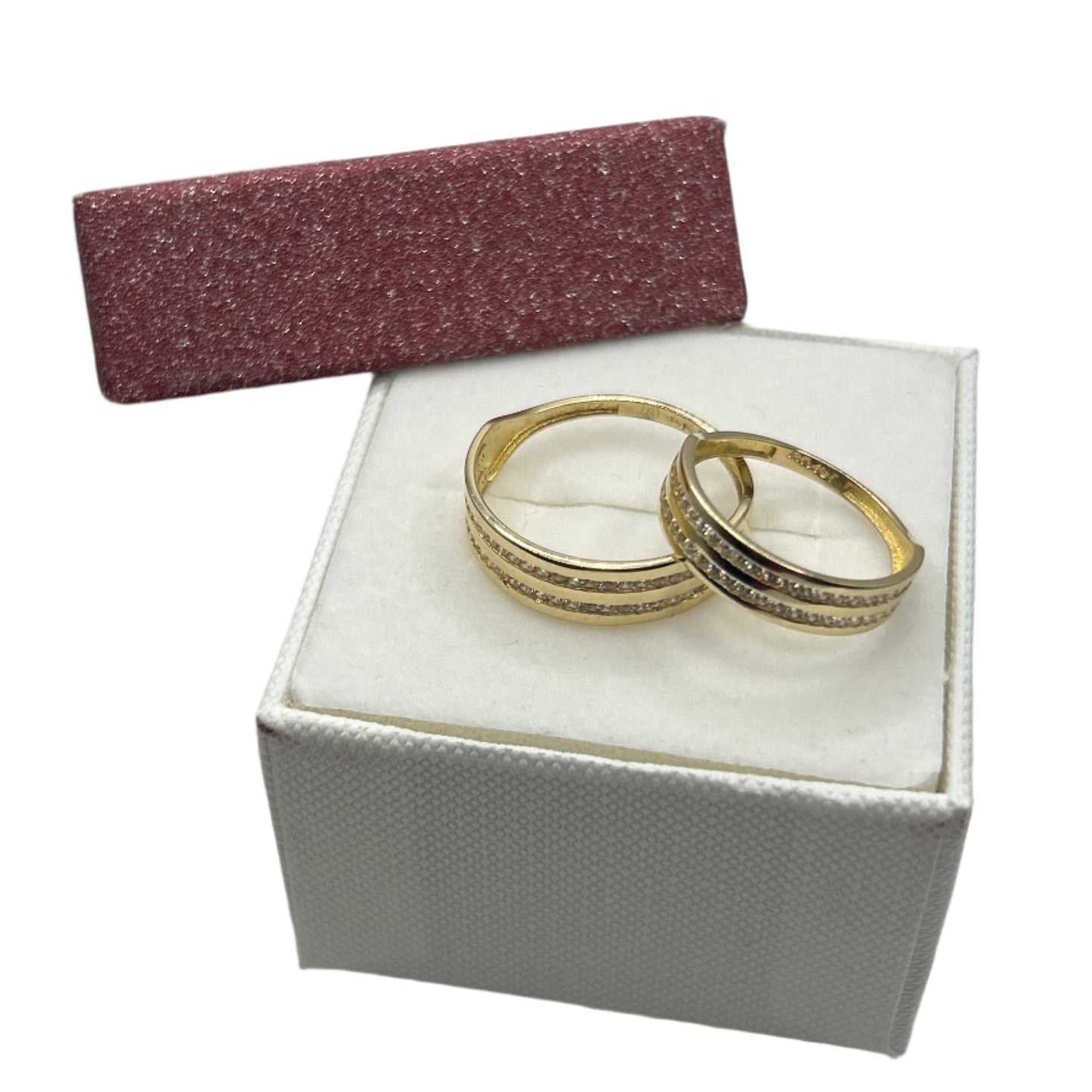 362- NEW 14K Wedding Band Rings (W.G)