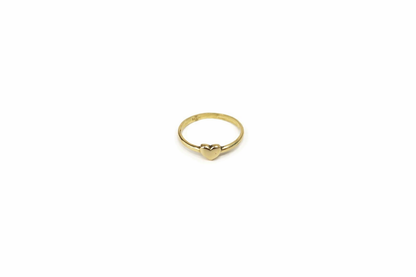 1492- NEW 14K Thin Heart Ring W.G