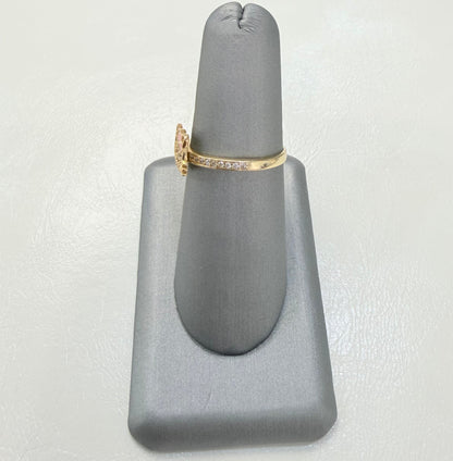 1816- NEW 14K Hello Kitty Ring W.G