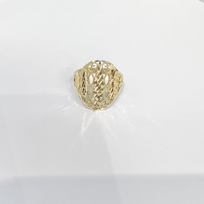 1636- NEW 10K Fashion Fancy Ring W.G