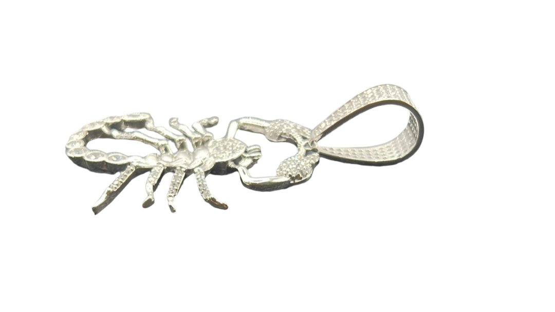 S268- Scorpion Silver Pendant