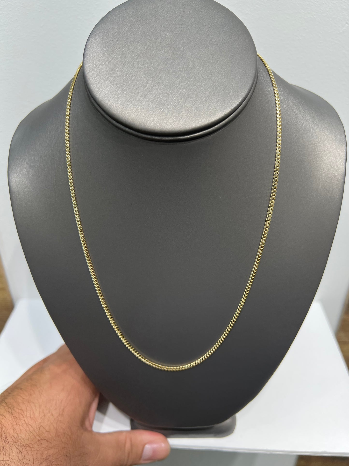 1188-NEW 14K Solid Miami Cuban Chain (2.65mm)W.G