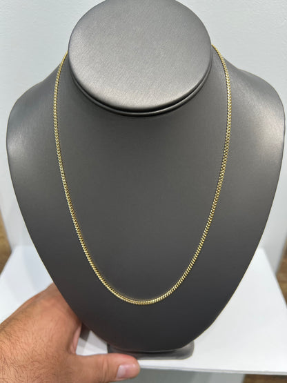 1188-NEW 14K Solid Miami Cuban Chain (2.65mm)W.G