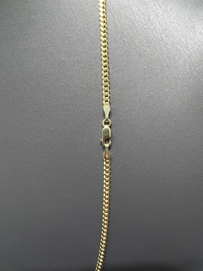 1188-NEW 14K Solid Miami Cuban Chain (2.65mm)W.G