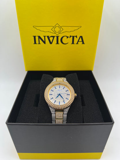 R46- Invicta Specialty Unisex Watch -38mm Color Gold & Silver
