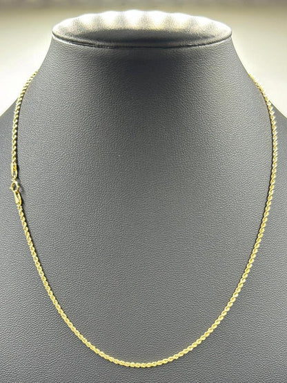 336-NEW 14K Rope Chain           (1.65mm).W.G