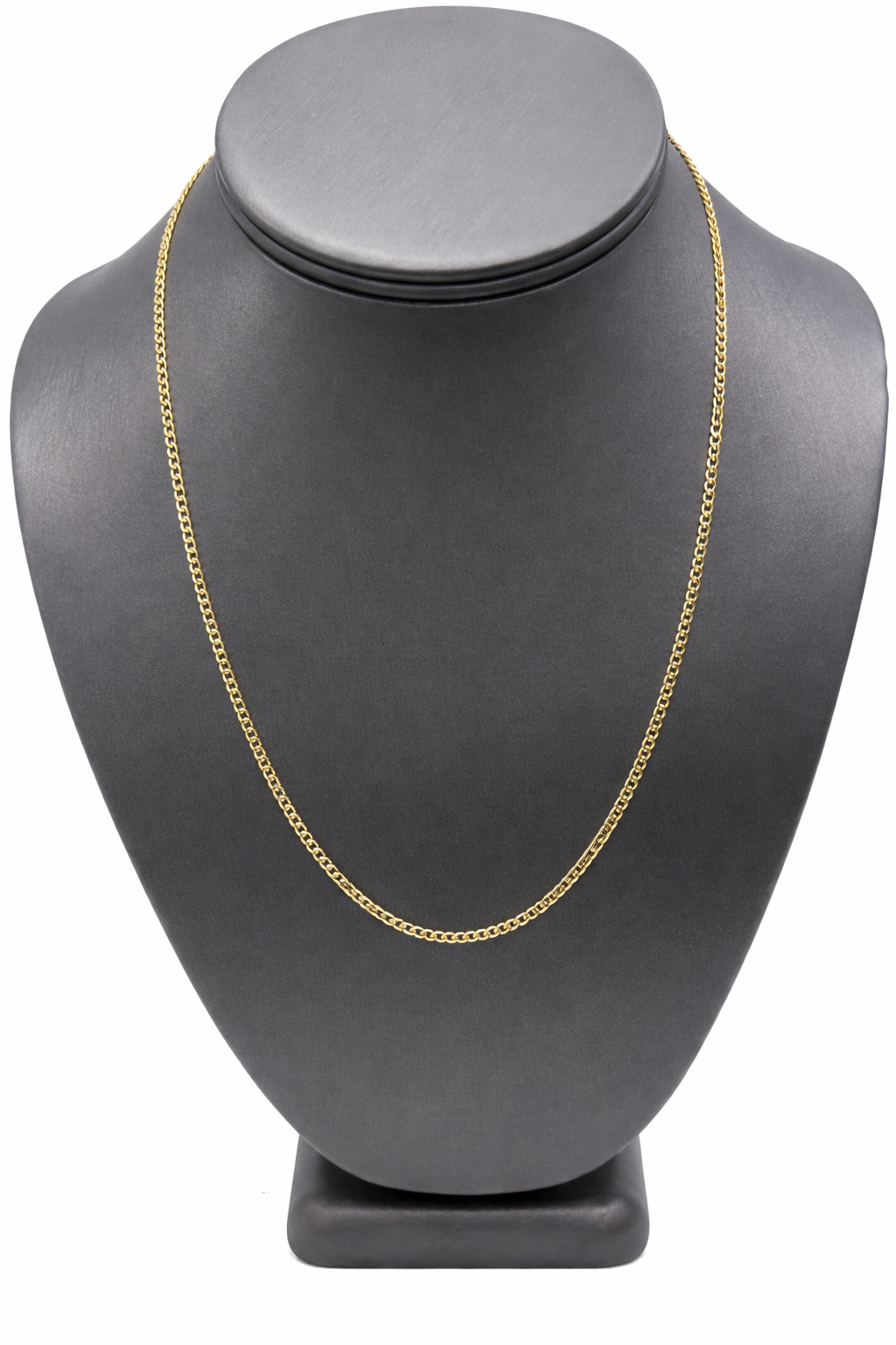 1466- NEW 14K Hollow Cuban Curb Chain 22" (2.5mm) W.G