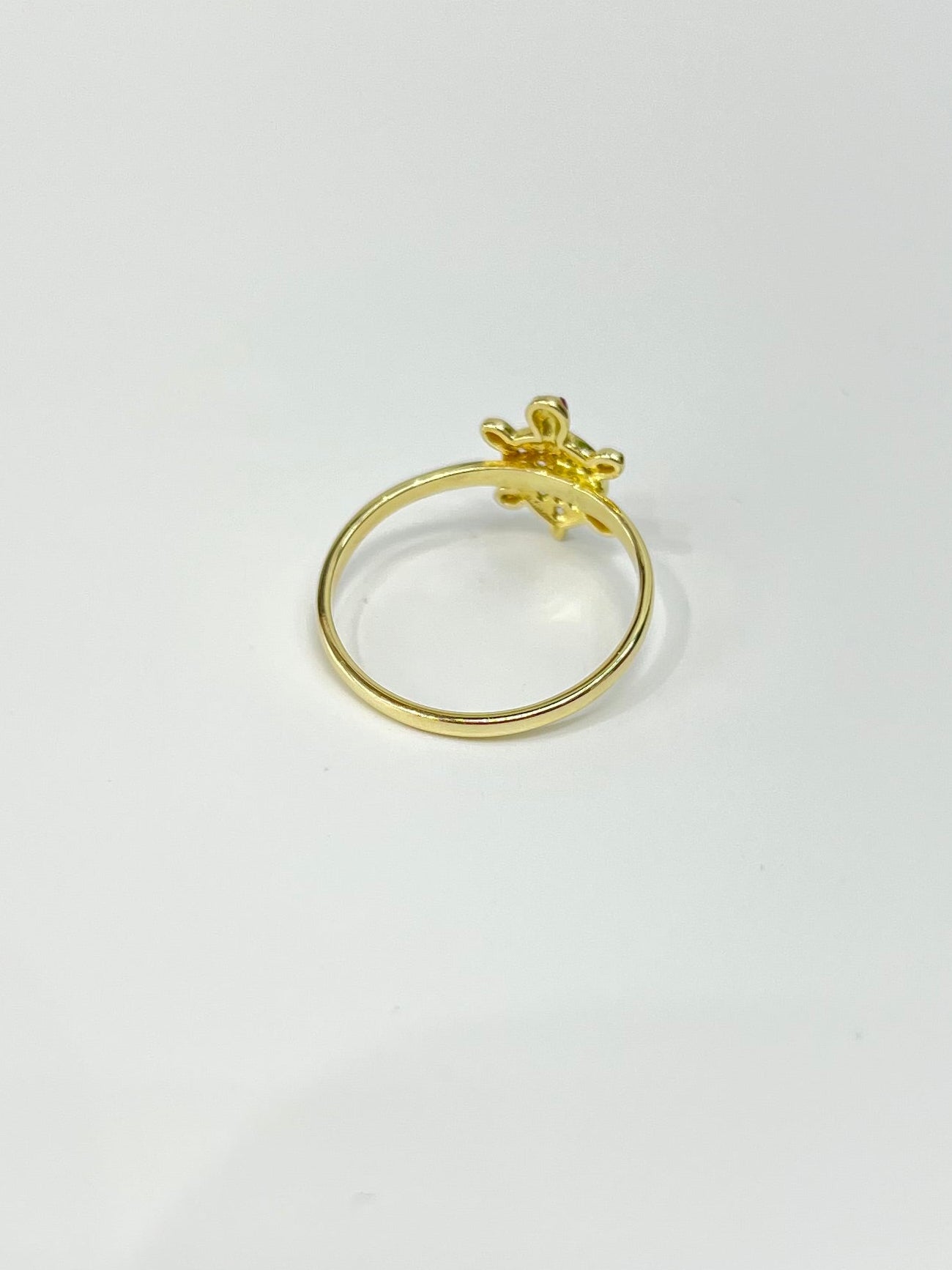 877- NEW 14K Yellow Gold Turtle Ring (W.G)