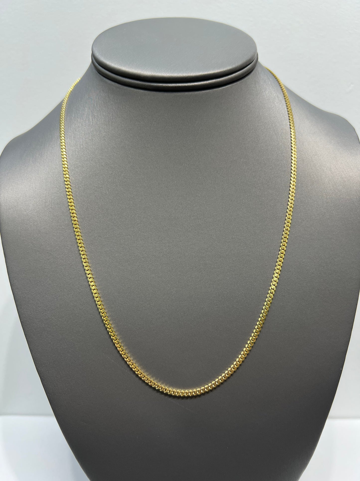 1269- 10K Solid Miami Cuban Chain 20" (2.5mm) W.G