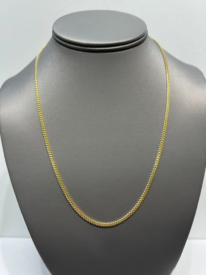 1269- 10K Solid Miami Cuban Chain 20" (2.5mm) W.G