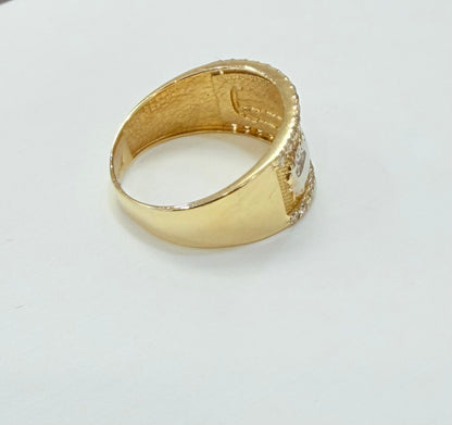 1246- NEW 14K The Last Supper Ring W.G