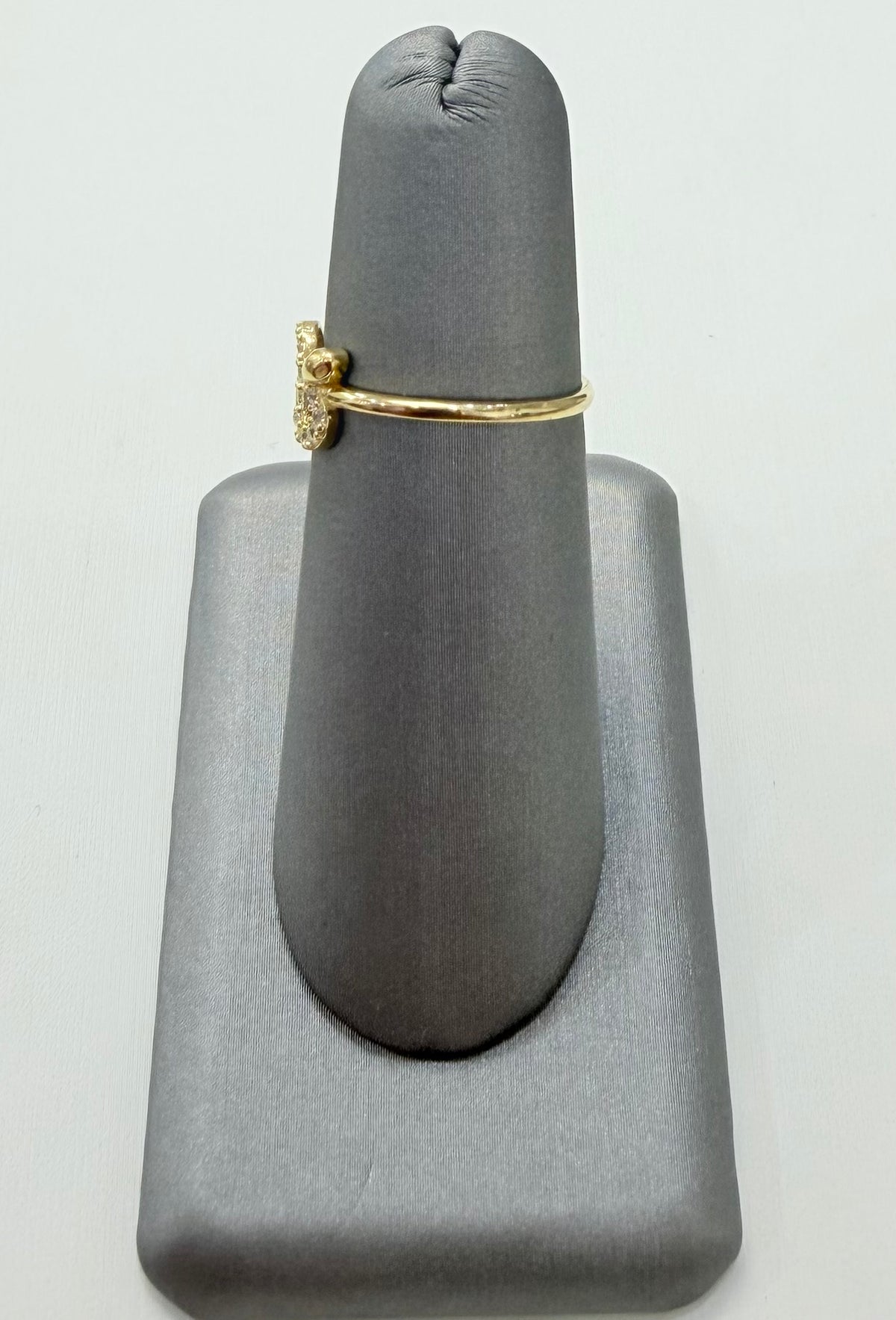 1839- NEW 14K Snake Cz Women’s Ring W.G