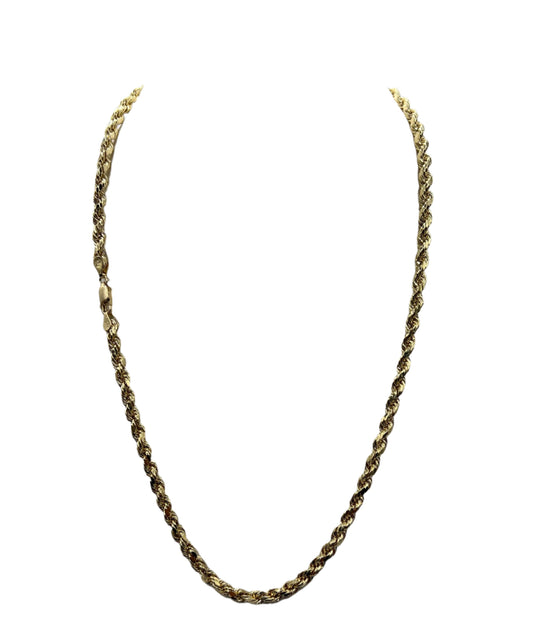 638 -NEW 14k Rope Chain (4.10mm).W.G