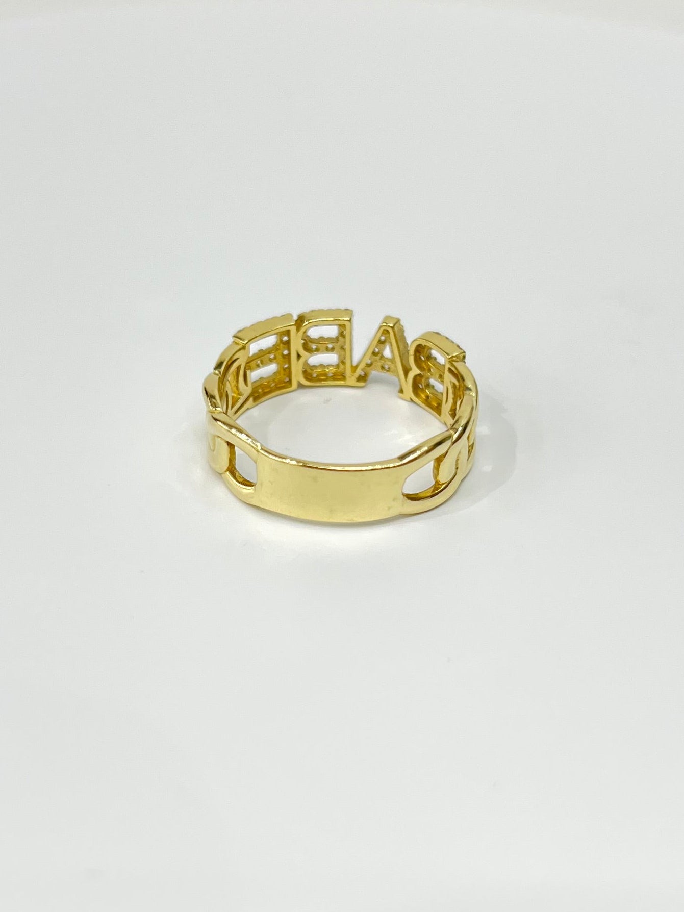 934- NEW 14K Babe Band Ring W.G