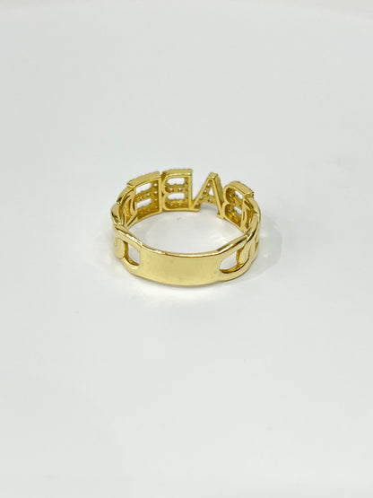 934- NEW 14K Babe Band Ring W.G