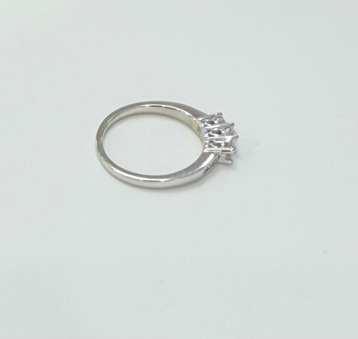 1529- NEW 10K Diamond Engagement Ring W.G
