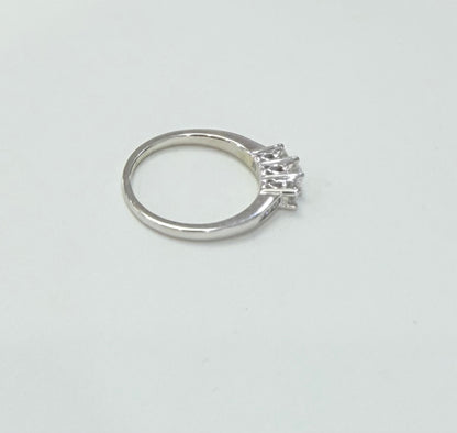 1529- NEW 10K Diamond Engagement Ring W.G