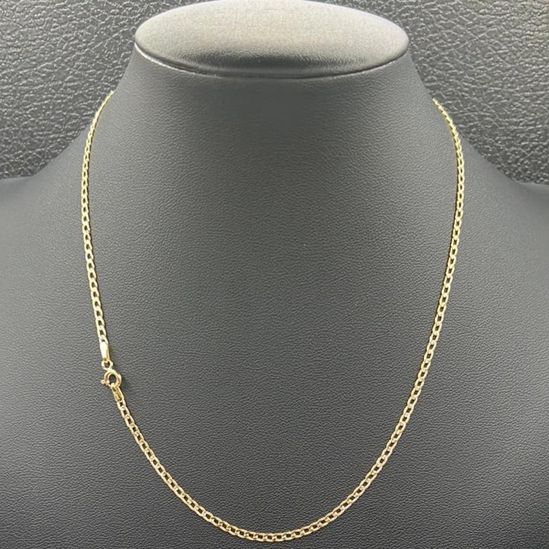 263-NEW 14k Cuban Chain           (2.2mm).W.G