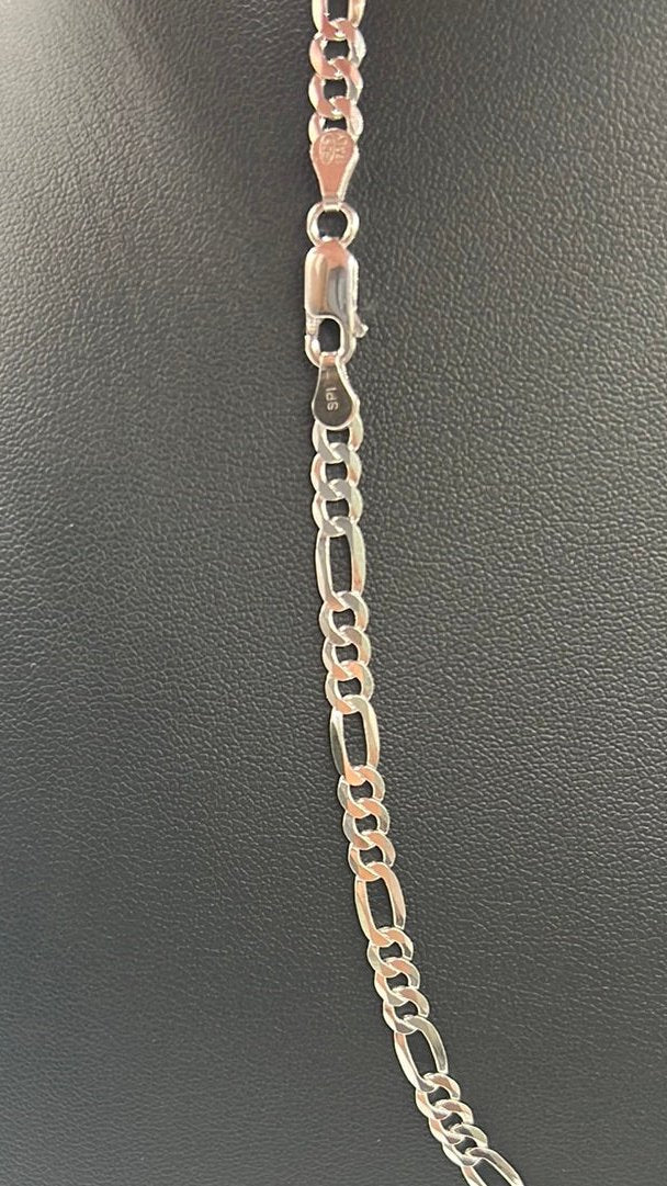 S276- Silver Figaro Chain 20”