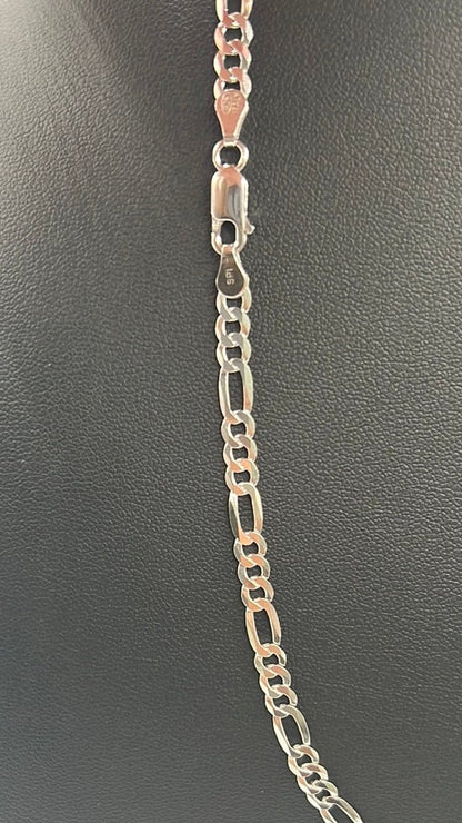 S276- Silver Figaro Chain 20”