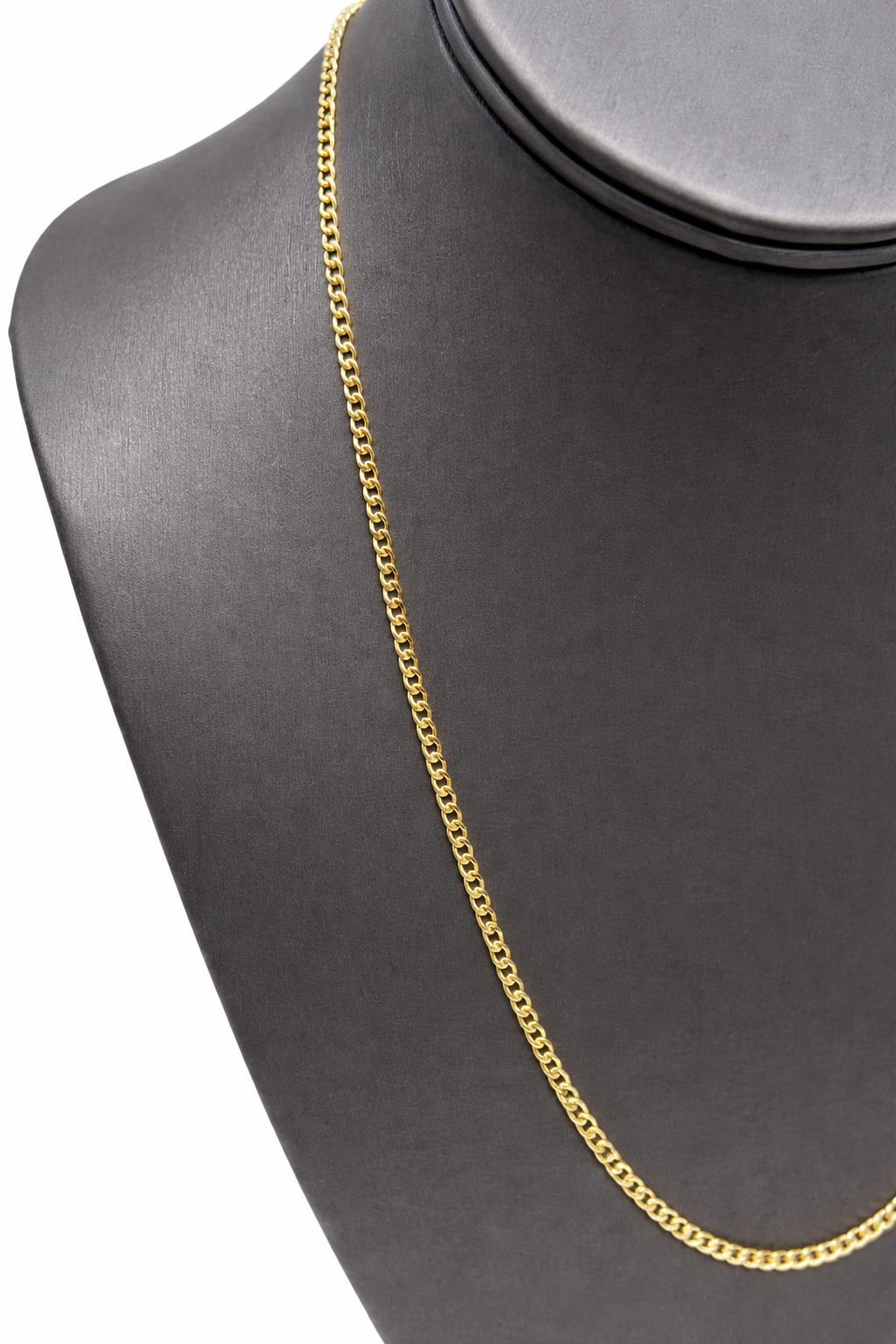 1465- NEW 14K Hollow Cuban Curb Chain 20" (2.5mm) W.G