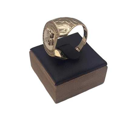 00147- NEW 14K Eagle Men’s Gold Ring (W.G)