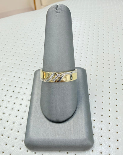 1805- NEW 14K Wedding Band Ring W.G