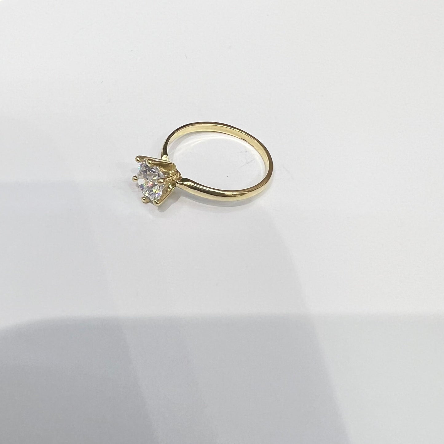 1639- NEW 10K Engagement Fancy Ring W.G