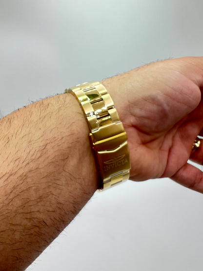 R55- Invicta Puerto Rico Men's Watch Color Gold -44mm