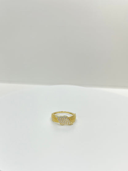 1481- NEW 14K Gold Classic Women's Ring W.G