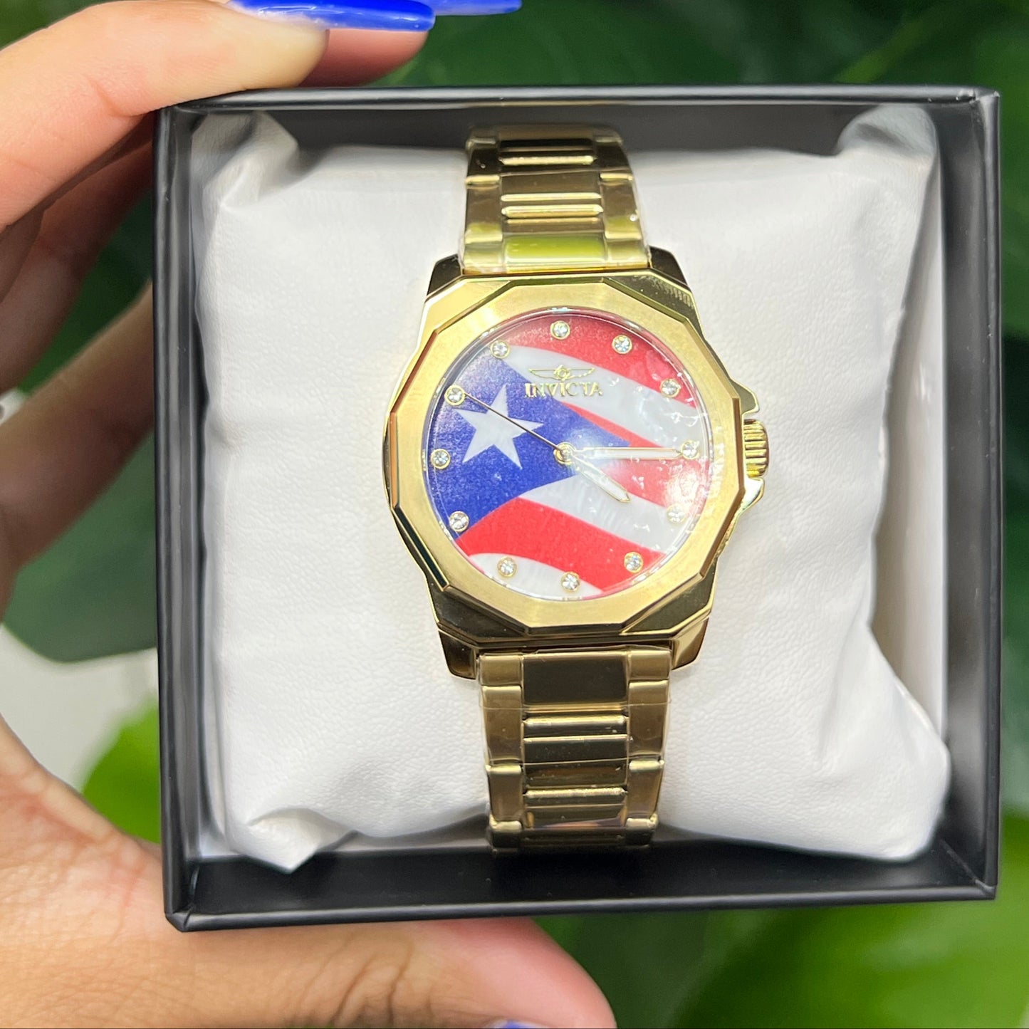 R33- Invicta Puerto Rico Women’s Watch w/ Mother of Pearl Dial 34mm W.G