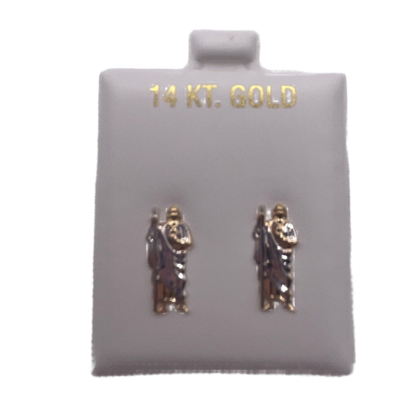 656- St. Jude Medium Stud Earrings