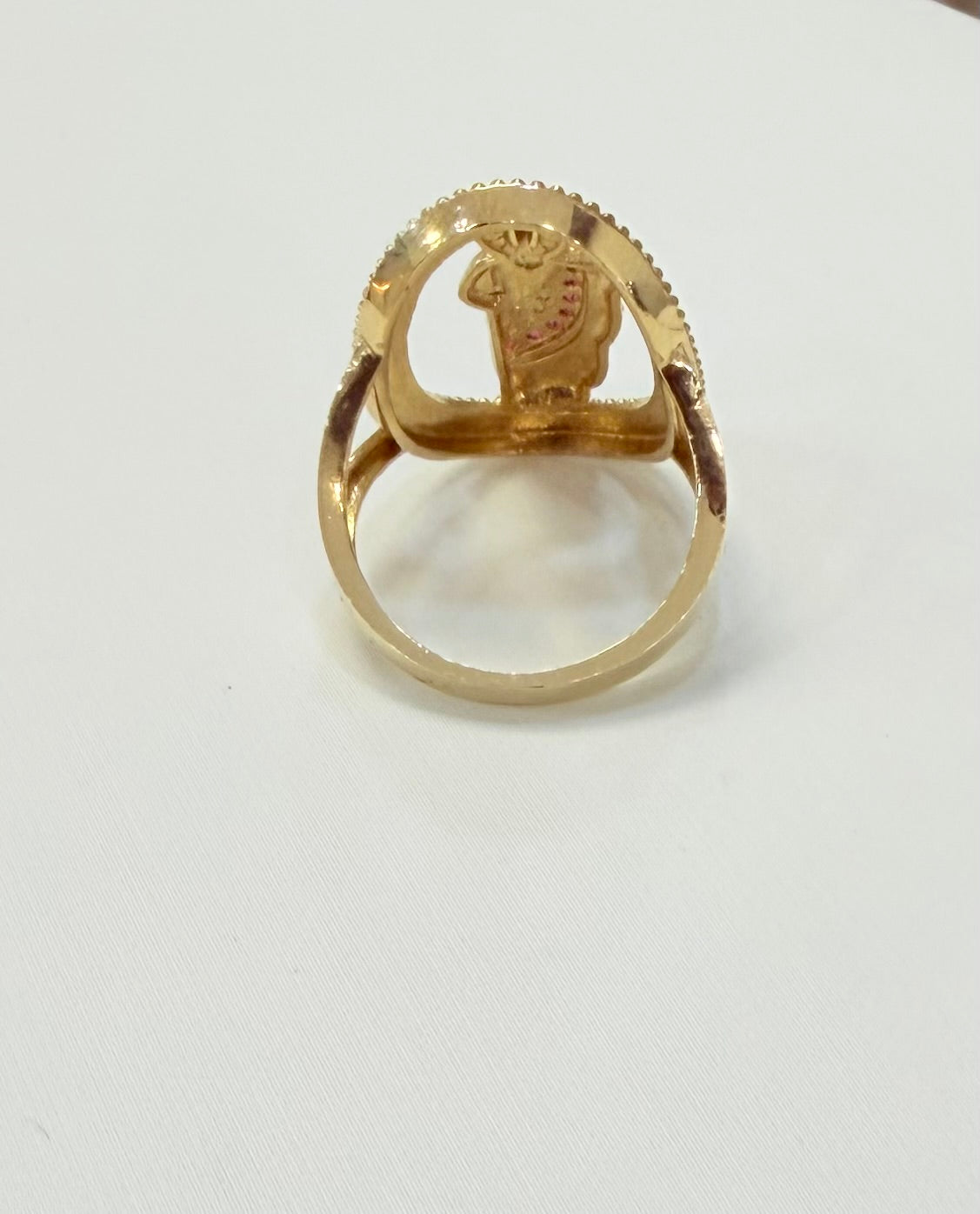 1484- NEW 10K Gold St. Jude Fashion Ring W.G