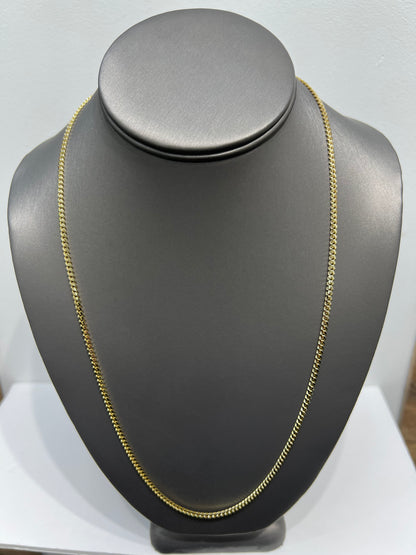 1265- NEW 14K Solid Miami Cuban Chain (3mm) W.G