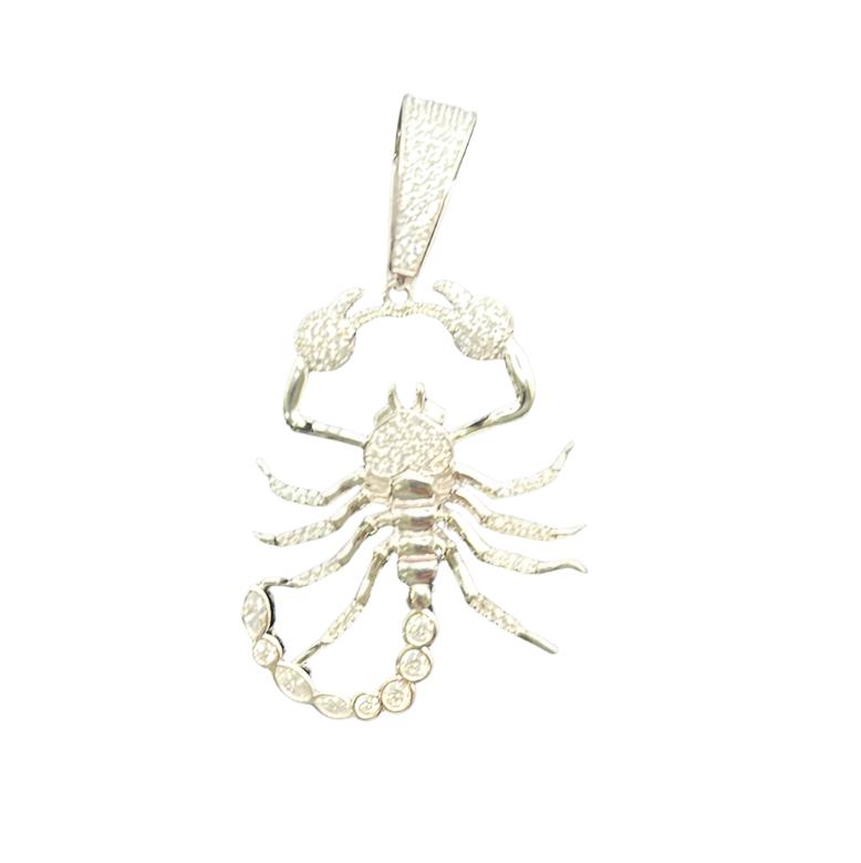 S268- Scorpion Silver Pendant