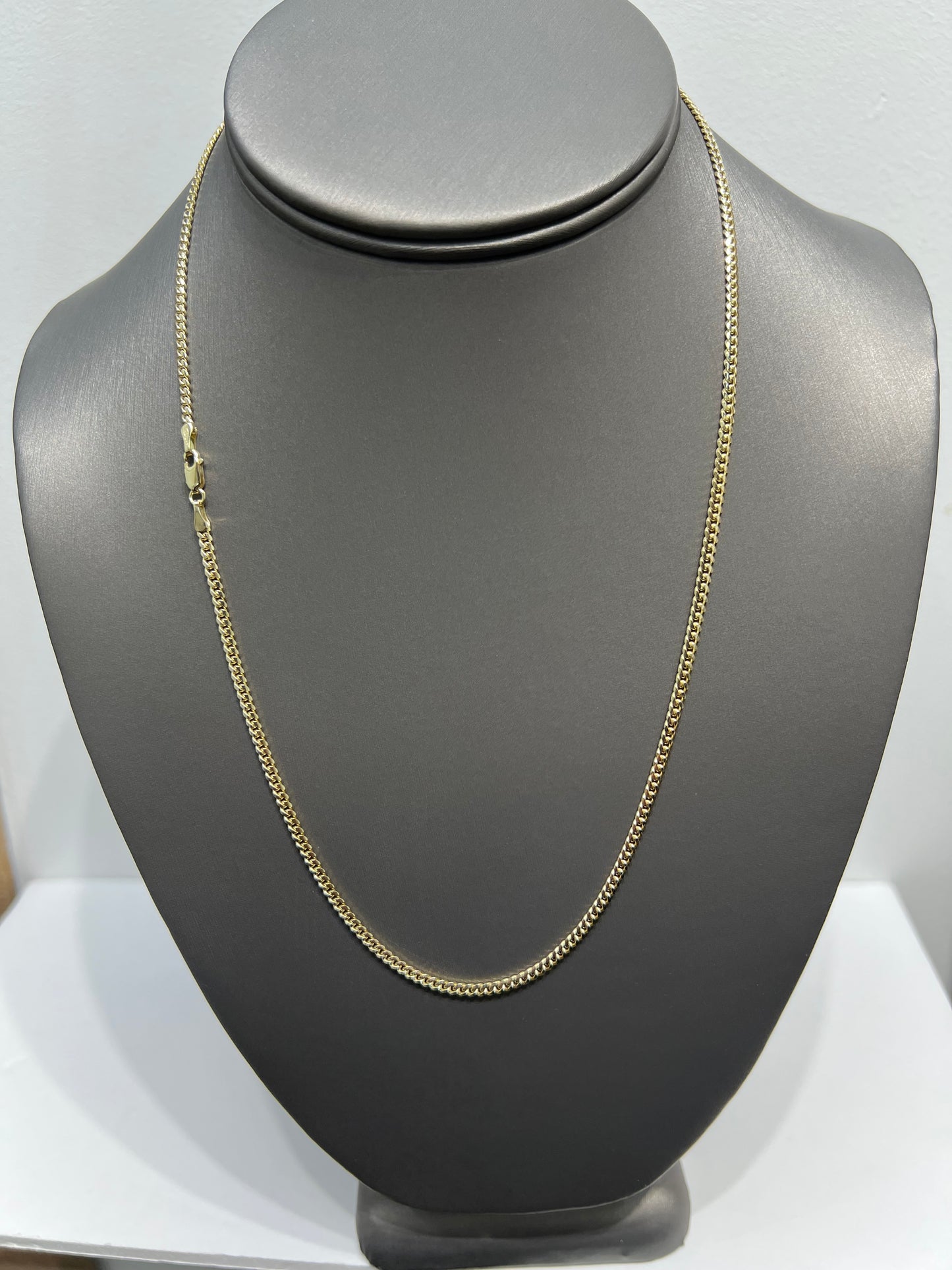 1188-NEW 14K Solid Miami Cuban Chain (2.65mm)W.G