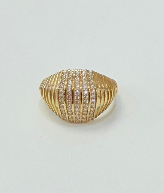 1454- NEW 10K Gold Fancy Women's Ring W.G