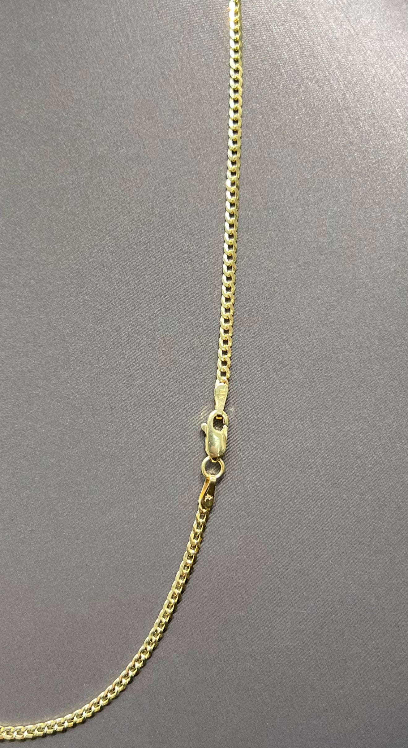 262- NEW 14k Solid Cuban Curb chain (2.0mm)16" W.G
