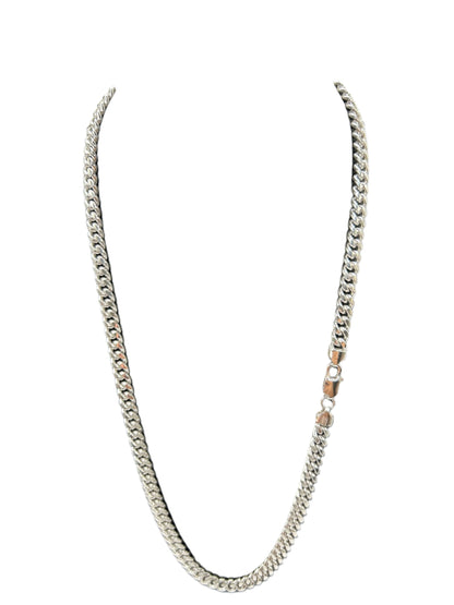 S484- .925 Solid Miami Cuban Chain 22”