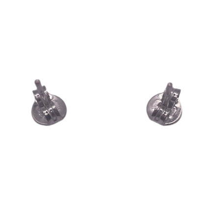 S546- .925 Small Square Stud Earrings